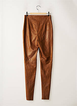 Pantalon slim marron ASTRID BLACK LABEL femme