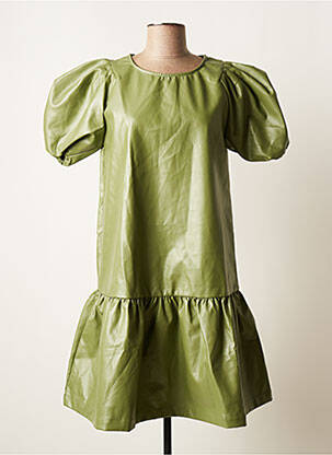 Robe mi-longue vert ONLY pour femme