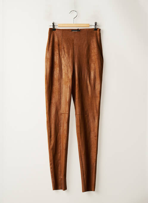 Pantalon slim marron ASTRID BLACK LABEL femme