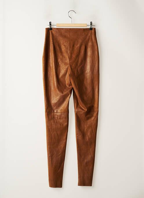 Pantalon slim marron ASTRID BLACK LABEL pour femme