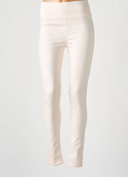 Pantalon slim rose PIECES pour femme