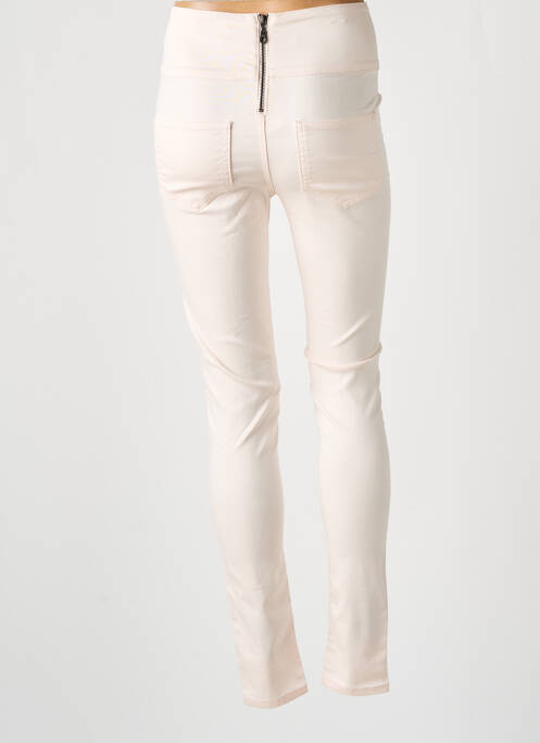 Pantalon slim rose PIECES pour femme