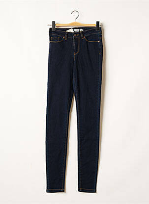 Jeans coupe slim broderie rivets taille normale bleu VERO MODA femme