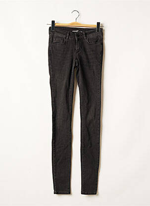Jeans coupe slim broderie rivets taille normale gris VERO MODA femme