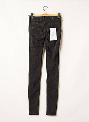 Jeans coupe slim broderie rivets taille normale gris VERO MODA femme