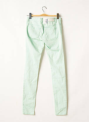 Pantalon slim broderie rivets taille normale vert ONLY femme
