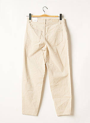 Pantalon droit stretch taille normale beige ONLY femme