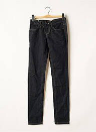 Jeans coupe slim broderie rivets taille normale bleu ONLY femme