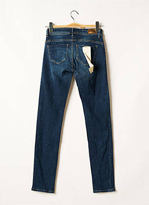 Jeans coupe slim broderie rivets taille normale bleu ONLY femme