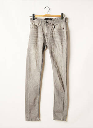 Jeans coupe slim gris ONLY pour homme