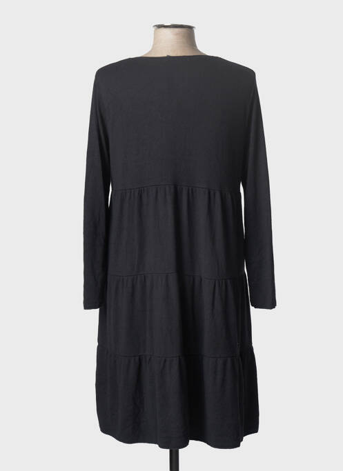 Robe pull stretch manches longues noir ZABAIONE femme