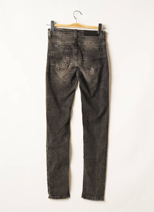 Jeans coupe slim gris BLACK LABEL pour femme