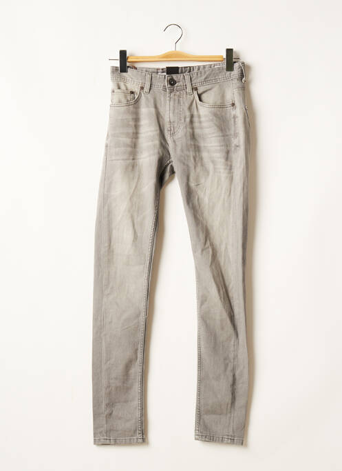Jeans coupe slim gris ONLY pour homme