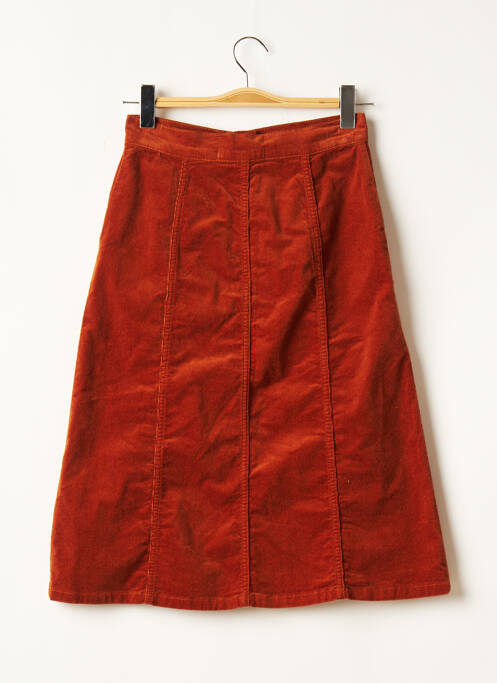 Jupe mi-longue marron LE FABULEUX MARCEL DE BRUXELLES pour femme