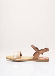 Sandales/Nu pieds beige AGUA LIMON pour femme seconde vue