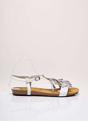 Sandales/Nu pieds blanc PLAKTON pour femme