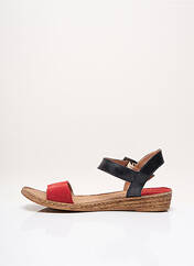 Sandales/Nu pieds rouge PORRONET pour femme seconde vue