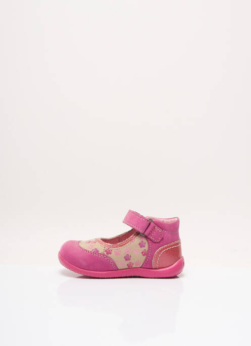 Ballerines rose KICKERS pour fille
