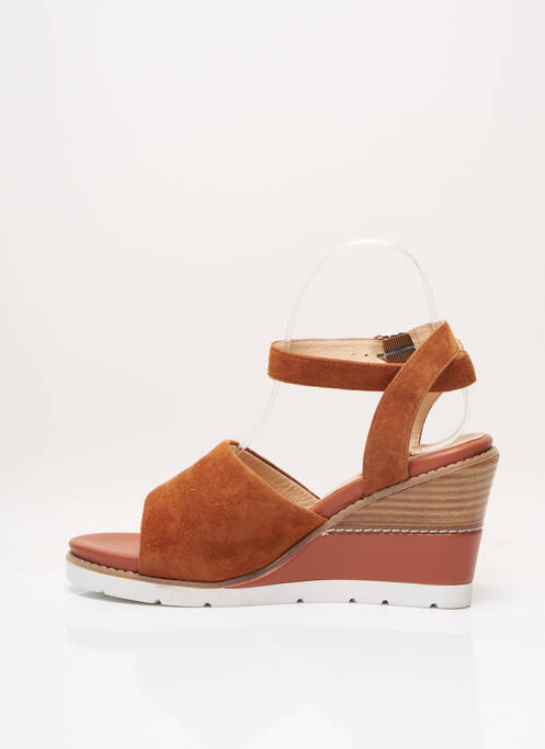 Sandales/Nu pieds marron FUGITIVE BY FRANCESCO ROSSI femme
