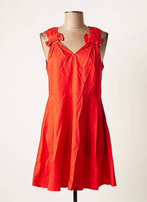 Robe courte sans manche sans manche rouge LILI & LALA femme