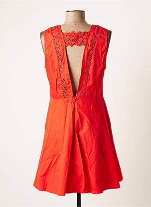 Robe courte sans manche sans manche rouge LILI & LALA femme
