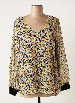 Blouse jaune BY ONE pour femme
