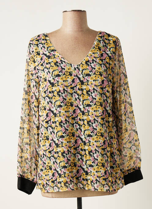 Blouse jaune BY ONE pour femme