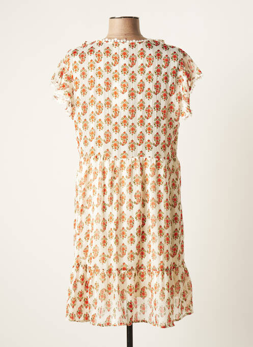 Robe courte blanc LILI & LALA pour femme