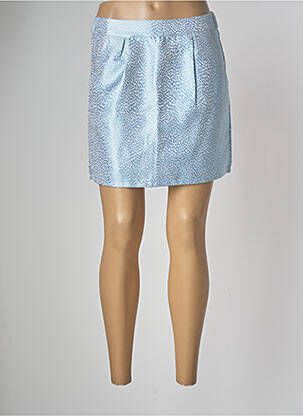 Jupe courte poches bleu LILI & LALA femme