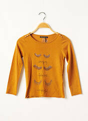 Pull jaune WHY NOT LITTLE pour fille seconde vue