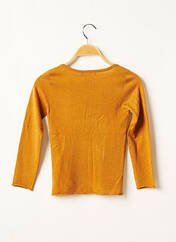 Pull jaune WHY NOT LITTLE pour fille seconde vue