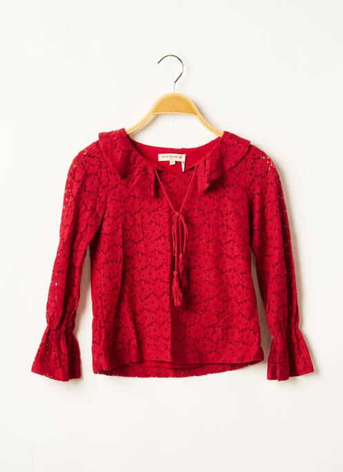 Blouse rouge MINI MIGNON pour fille
