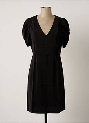 Robe courte manches courtes manches courtes noir LES P'TITES BOMBES femme