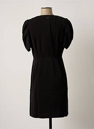 Robe courte manches courtes manches courtes noir LES P'TITES BOMBES femme
