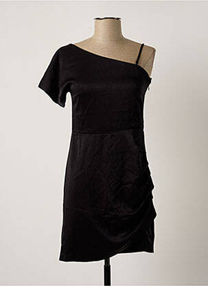 Robe courte manches courtes manches courtes noir LES P'TITES BOMBES femme