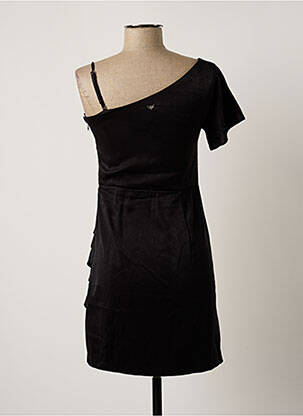 Robe courte manches courtes manches courtes noir LES P'TITES BOMBES femme