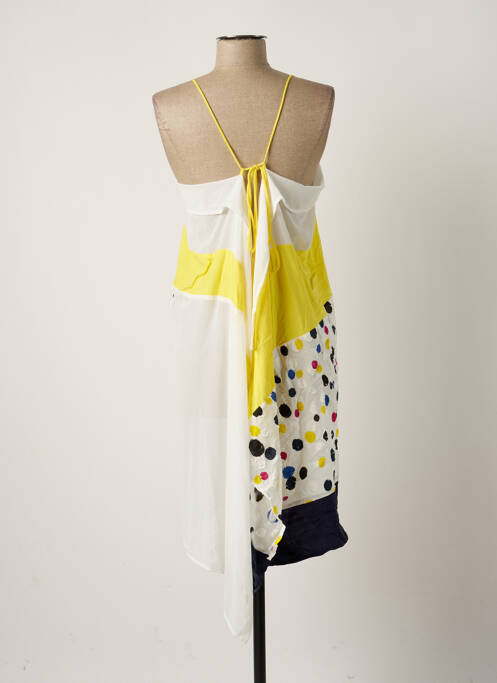 Robe mi-longue jaune CREA CONCEPT pour femme