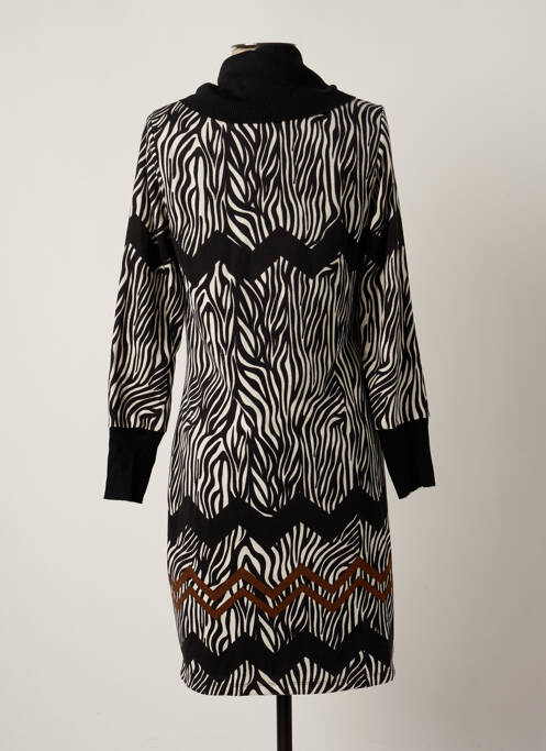 Robe mi-longue noir K-DESIGN pour femme