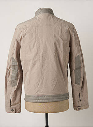 Blouson col officier gris GUESS homme