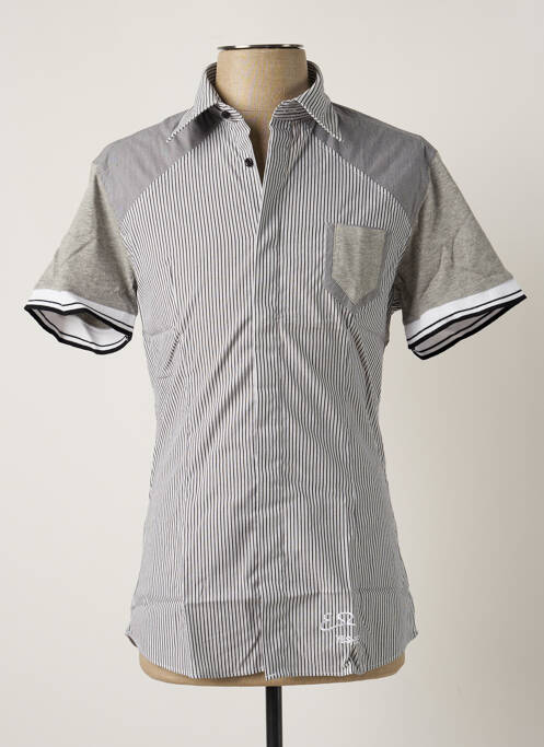 Chemise manches courtes gris YES.ZEE pour homme