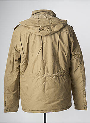 Doudoune poches a capuche beige KAPORAL homme