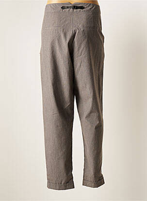 Pantalon chino fermeture zippée sous rabat boutonné taille normale gris LOLA ESPELETA femme