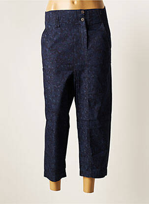Pantacourt taille haute taille haute bleu CREA CONCEPT femme