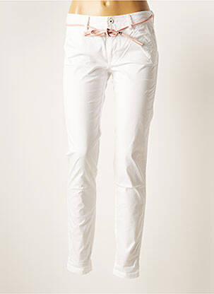 Pantalon chino blanc SALSA pour femme