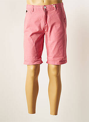 Bermuda tissage popeline taille normale rose KAPORAL homme