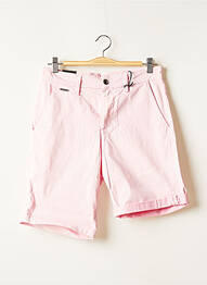 Bermuda stretch taille normale rose GUESS homme