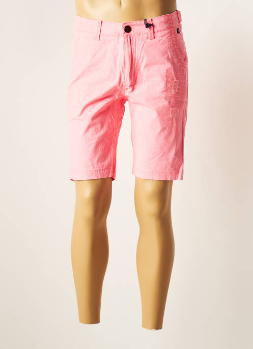 Bermuda stretch taille normale rose PETROL INDUSTRIES homme