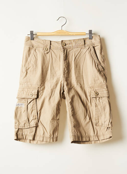 Bermuda multipoches beige KAPORAL homme