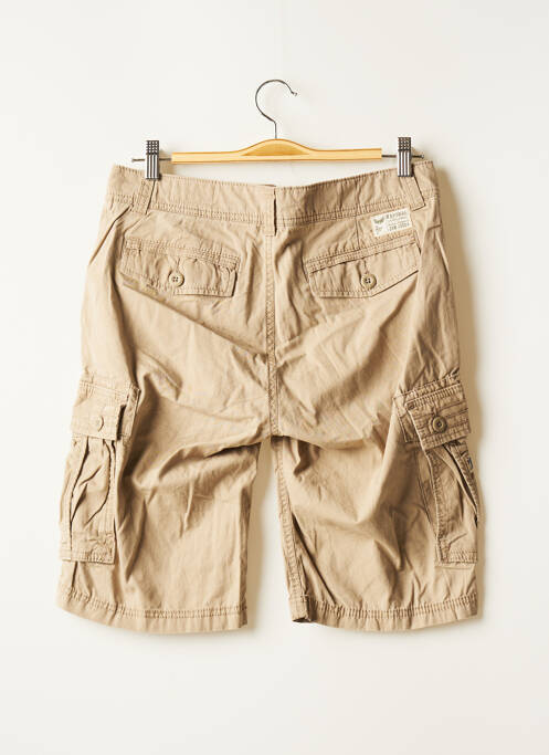 Bermuda multipoches beige KAPORAL homme
