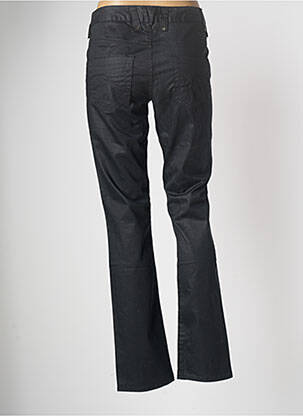 Pantalon droit stretch taille basse noir DDP femme